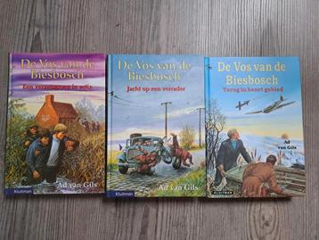 Drie boeken vos van de Biesbosch (Ad van Gils) beschikbaar voor biedingen