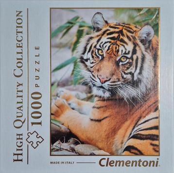 Clementoni legpuzzel 1000 stukjes Sumatran Tiger beschikbaar voor biedingen