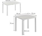 Extendable Dining table, Huis en Inrichting, Ophalen, 100 tot 150 cm, Extendable wooden dining table, Nieuw