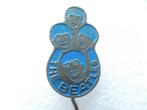 speldje The Beatles blauw, Verzamelen, Speldjes, Pins en Buttons, Ophalen of Verzenden, Gebruikt, Overige onderwerpen
