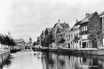 W821 Schiedam Lange Haven - Molen - uitg v Leeuwen 1968 -, Verzamelen, Ansichtkaarten | Nederland, Ophalen of Verzenden, 1960 tot 1980