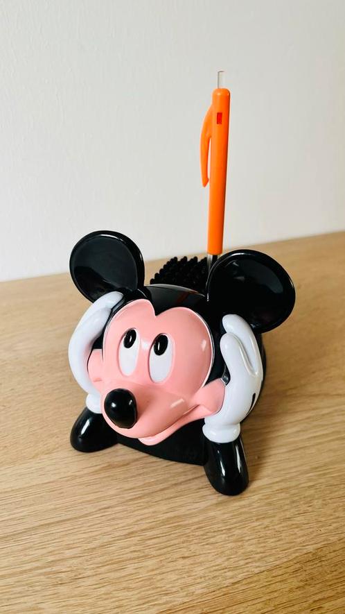 Vintage Mickey Mouse pennenhouder 80s, Huis en Inrichting, Woonaccessoires | Overige, Zo goed als nieuw, Ophalen of Verzenden