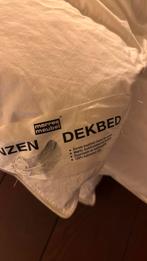 Donzen dekbed zomer/winter 140x200 (twee delen ), Eenpersoons, Wit, Ophalen of Verzenden, Deken of Dekbed