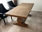 Tekoop massief zwaar eiken klooster tafel als nieuw!, Ophalen, 50 tot 100 cm, Zo goed als nieuw, Vijf personen of meer
