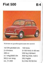 Kw6 Autokaartje Fiat 500, Ophalen of Verzenden, Zo goed als nieuw, Auto's