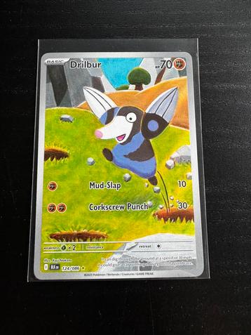 Drilbur 124 / 086 black bolt pokemon beschikbaar voor biedingen