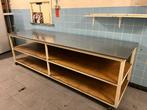 Stalen Keuken Werktafel, Ophalen, Gebruikt, 120 tot 170 cm