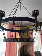 Grote metalen kroonluchter, Ophalen, Gebruikt, Metaal, Kandelaar