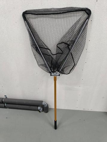 NIEUW Behr AS schepnet rubber gecoat 65x65cm +steel 80<150cm beschikbaar voor biedingen