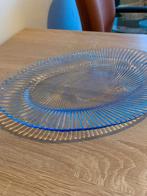 Pasabahce dinerbord met een lichtblauw schelpen  uit Turkije, Ophalen of Verzenden