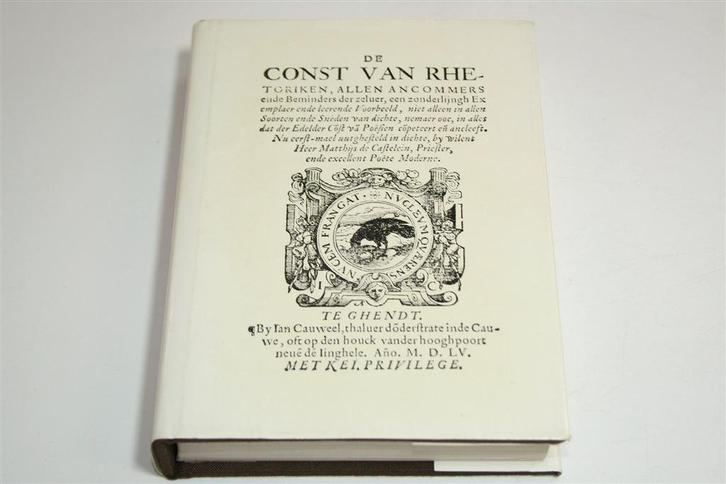 Const Rhetoriken — Facsimile 1555 — Genummerd Opl. 250, Antiek en Kunst, Antiek | Boeken en Bijbels, Ophalen of Verzenden