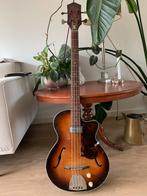 Egmond Semi-Akoestische Basgitaar Jaren 60, Ophalen of Verzenden, Gebruikt, Semi-akoestisch