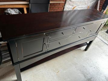 Teak dressoir in donker bruin beschikbaar voor biedingen