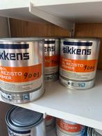 SIKKENS rubbol primer 9001 BL rezisto 6 blikken, Doe-het-zelf en Verbouw, Verf, Beits en Lak, Wit, Nieuw, Ophalen of Verzenden