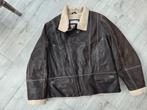Te koop nette dames leren jas, met teddy erin, Kleding | Dames, Jassen | Winter, Bruin, Maat 46/48 (XL) of groter, Ophalen of Verzenden