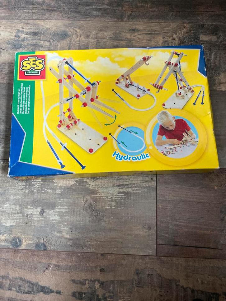 Hydraulische Constructie Set - SES Creative, Kinderen en Baby's, Speelgoed | Educatief en Creatief, Zo goed als nieuw, Bouwen