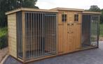 Grote hondenhokken 🐕met kennel op maat gemaakt hondenren🪚