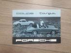 Porsche 911 en 912 programma brochure 1967 coupe en Targa, Ophalen of Verzenden, Gelezen, Porsche