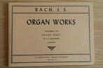 ORGAN WORKS  , Bach J.S. - transcribed for Piano Duet Vol.1, Verzenden, Klassiek, Zo goed als nieuw, Artiest of Componist