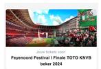 Feyenoord Festival beker finale NEC  toto Stadhuisplein, Tickets en Kaartjes, Sport | Voetbal, April, Eén persoon