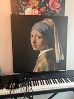 Meisje met de parel canvas, Huis en Inrichting, Woonaccessoires | Schilderijen, Tekeningen en Foto's, Ophalen, Zo goed als nieuw