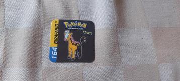 magneet speelgoed pokemon panini staks Girafarig uit 2003  beschikbaar voor biedingen