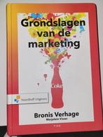 Grondslagen van de marketing - Bronis Verhage, Boeken, Ophalen of Verzenden, Zo goed als nieuw, Economie en Marketing, Bronis Verhage