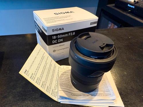 Sigma 18-50mm F2.8 DC DN | Contemporary, Sony E-Mount, Audio, Tv en Foto, Fotografie | Lenzen en Objectieven, Zo goed als nieuw