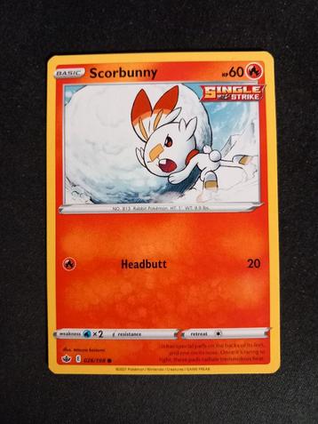 Pokemon Scorbunny 026/198 Chilling Reign NM beschikbaar voor biedingen