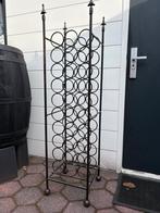 Handgemaakte smeedijzeren wijnrek, Huis en Inrichting, Woonaccessoires | Wijnrekken, Ophalen, Overige materialen, Gebruikt, 25 flessen of meer
