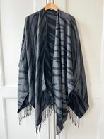Supertrash omslagdoek of cape zwart/grijs, Maat 38/40 (M), P, P, P