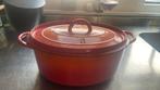 Le creuset gietijzeren braadpan 25cm, Huis en Inrichting, Keuken | Potten en Pannen, Ophalen, Gebruikt, Gietijzer, Koekenpan of Braadpan