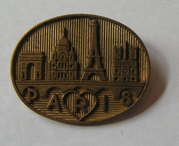 oude vintage broche Paris nr KK 416 beschikbaar voor biedingen