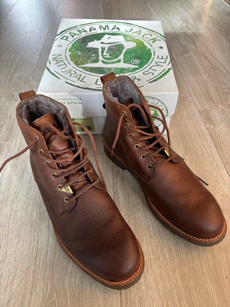 Panama Jack Bont Gevoerde Heren Boots, Kleding | Heren, Schoenen, Zo goed als nieuw, Boots, Bruin, Ophalen of Verzenden