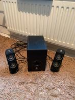 Logitech speakerset met subwoofer, Audio, Tv en Foto, Luidsprekers, Ophalen of Verzenden, Gebruikt, Overige merken