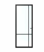 CanDo Elegant Original Grafiet Binnendeur met Glas, 80 tot 100 cm, Binnendeur, Nieuw, Ophalen of Verzenden