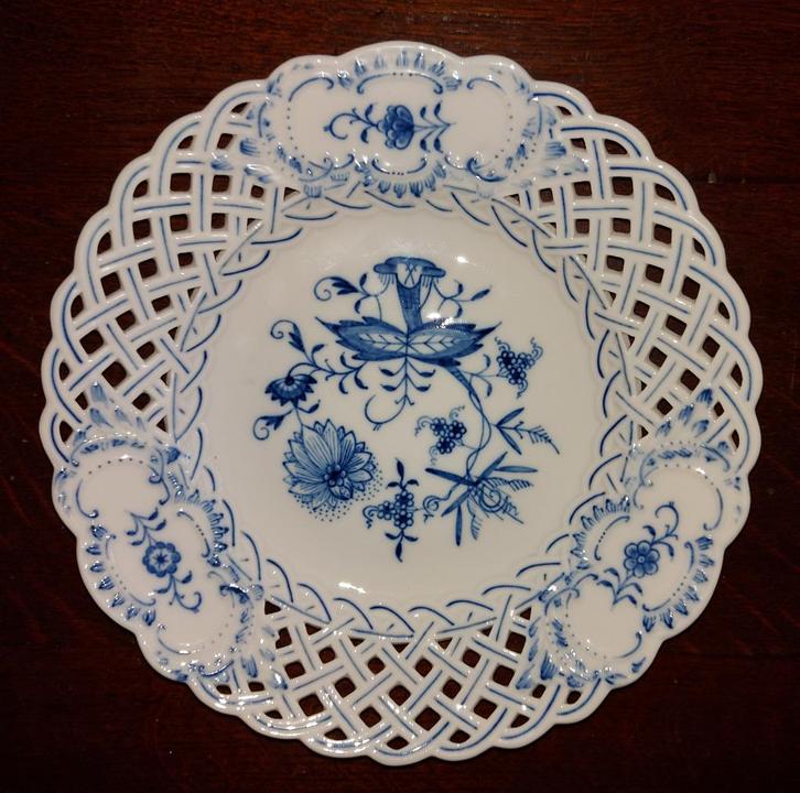 Origineel Meißen Porseleinen bord (datering: Interbellum), Antiek en Kunst, Antiek | Servies los, Ophalen of Verzenden