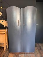 Vintage Engelse Garderobe Kleding Kast, Antiek en Kunst, Antiek | Meubels | Kasten, Ophalen