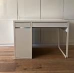 Wit Ikea bureau Micke (105 x 50 cm), Huis en Inrichting, Bureaus, Ophalen, Gebruikt, Bureau