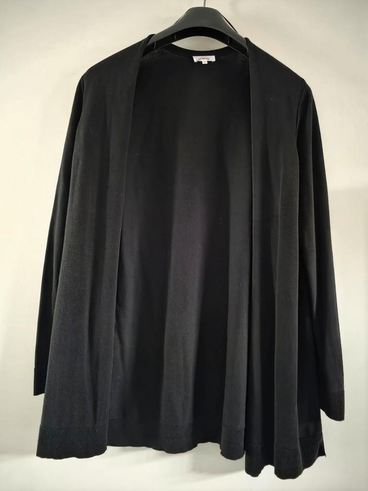 S. Oliver vest in zwart maat 46 (nieuw), Kleding | Dames, Truien en Vesten, Nieuw, Maat 46/48 (XL) of groter, Zwart, Ophalen of Verzenden