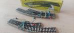 1 paar Märklin gebogen el wissels voor m-rails artnr 7140 ov, Wisselstroom, Rails, Ophalen of Verzenden, Zo goed als nieuw