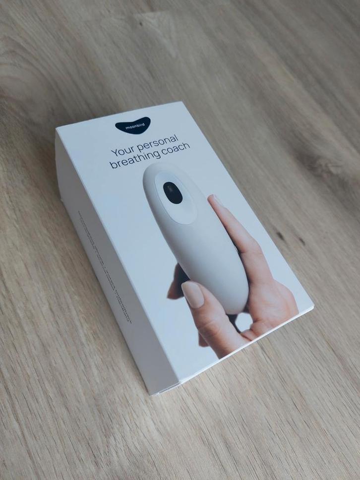 Moonbird Ademcoach I Zacht Wit, Sport en Fitness, Gezondheidsproducten en Wellness, Zo goed als nieuw, Ophalen