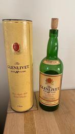 Glenlivet Aged 12 years Pure Single Malt Scotch Whisky fles, Verzamelen, Merken en Reclamevoorwerpen, Ophalen, Nieuw, Verpakking