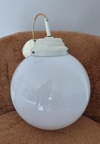 Vintage oude schoollamp, Huis en Inrichting, Lampen | Hanglampen, Minder dan 50 cm, Gebruikt, Ophalen