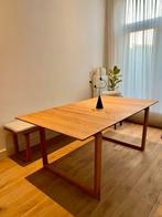 Bolia North Tafel & Bank - geolied eiken, Huis en Inrichting, Tafels | Eettafels, Ophalen, Eikenhout, Zo goed als nieuw, Vijf personen of meer