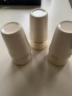 Creme melkbekers., Minder dan 30 cm, Radiator, Minder dan 60 cm, Ophalen of Verzenden