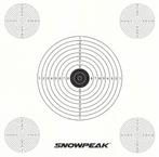 Snowpeak Schietkaarten T5 – 14  14 cm – 100 stuks, Nieuw, 8723BP-8, TargetKing, Www.targetking.nl