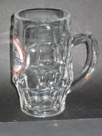 2 glazen bierpullen 1976, Ophalen of Verzenden, Gebruikt, Bierglas