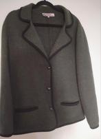 PUUR WOLLEN VEST/JASJE/BLAZER/COLBERT, Groen, Gedragen, Jasje, Maat 42/44 (L)