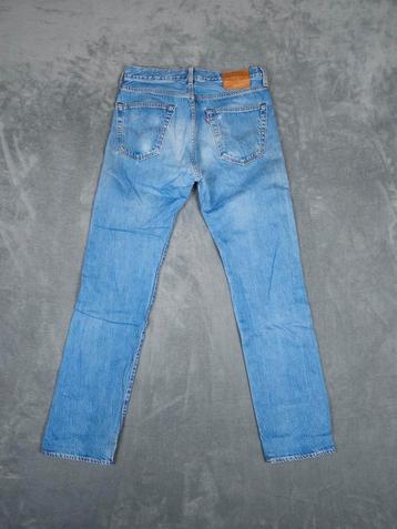 Levi's 501 Broek W32 L34 Denim Blauw Straight Fit Jeans beschikbaar voor biedingen